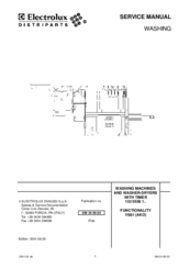 Electrolux with VS81 timer Service Manual