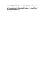 Kleenmaid TO550W User Manual