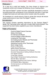 Automation Correct Coal-trol Digital TS2 V3 Instruction Manual