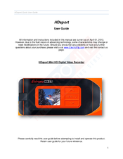 ElectroFlip HDSport User Manual