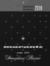 Marantz 2270 Service Manual