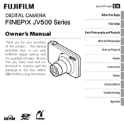 Fujifilm Finepix Jv500 Series Manuals Manualslib