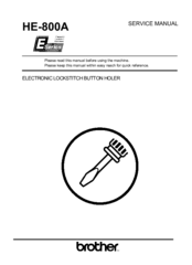 Brother HE-800A Service Manual