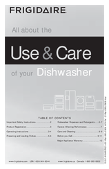 Frigidaire Dishwasher Use & Care Manual