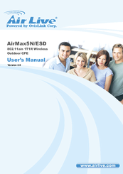 AirLive AirMax5N/ESD User Manual