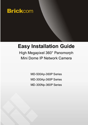 Brickcom MD-300Ap-360P Series Easy Installation Manual