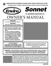 Enviro Sonner Owner's Manual