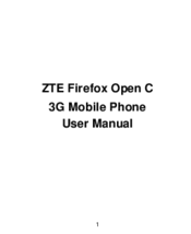 Zte Open C User Manual