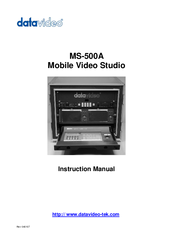Datavideo Ms-500A Instruction Manual