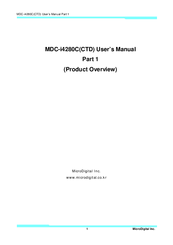 MicroDigital MDC-i4280C User Manual