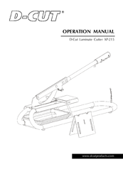 D-Cut XP-215 Operating Manual