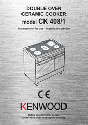 Kenwood CK 408/1 Instructions For Use - Installation Advice