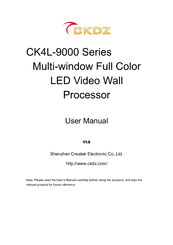 CKDZ CK4L-9000 series User Manual