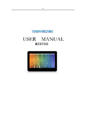 Traveltek MID700 User Manual