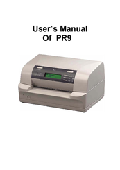 Epson PR9 User Manual
