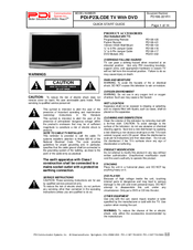 PDi PDI-P23LCDE Quick Start Manual