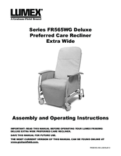 Lumex FR565WG Deluxe Operating Instructions Manual