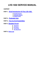 Elenberg LVD-1502 Service Manual