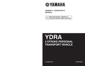 Yamaha YDRA Owner's And Operator's Manual
