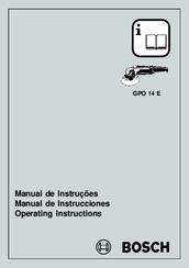 Bosch GPO 14 E Operating Instructions Manual