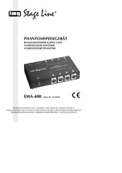 IMG STAGE LINE EMA-400 Instruction Manual