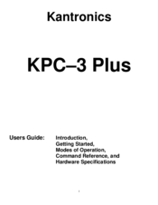 Kantronics KPC-3 Plus User Manual