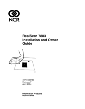 NCR RealScan 7883 Installation And Owner's Manual