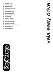 Peg-Perego vela easy drive Instructions For Use Manual