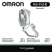 Omron HJ-112-E Instruction Manual