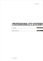 Elder Audio G-60E Owner's Manual