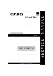 Aiwa NSX-K580 Service Manual