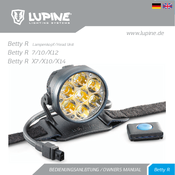 Lupine Betty R 10 Owner's Manual