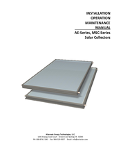 Alternate Energy Technologies MSC-Series Installation, Operation & Maintenance Manual