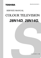 Toshiba 28N14D Service Manual