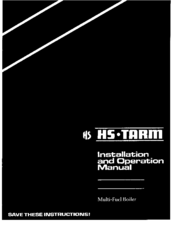 HS Tarm Tarm 504 Installation And Operation Manual