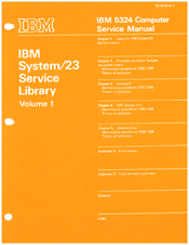 IBM 5324 Service Manual