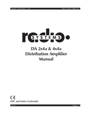 Radio Systems DA 4x4a Manual