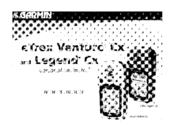 Garmin eTrex Venture Cx, Legend Cx Owner's Manual