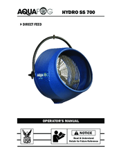 Aquafog HYDRO SS 700 Operator's Manual