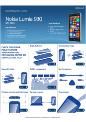 Nokia Lumia 930 RM-1045 Service Manual