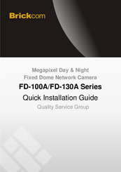 Brickcom FD-130A Series Quick Installation Manual