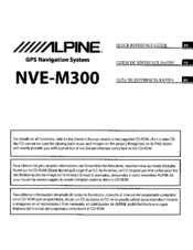 Alpine NVE-M300 Quick Reference Manual