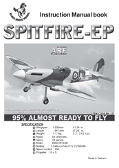 Black Horse Model Spitfire-EP Instruction Manual Book