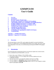 Genius GM56PCI-SM User Manual