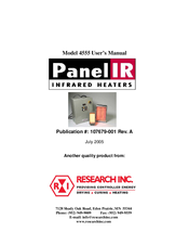 Research PanelIR 4555 User Manual