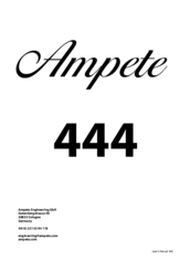 Ampete 444 Manual