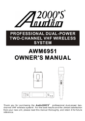 Audio2000's AWM6951 Owner's Manual