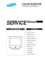Samsung SyncMaster 1000s Service Manual