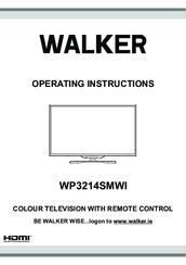 Walker WP3214SMWI Operating Instructions Manual