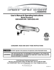Sun-Stream SSR-820R-IHR User Manual